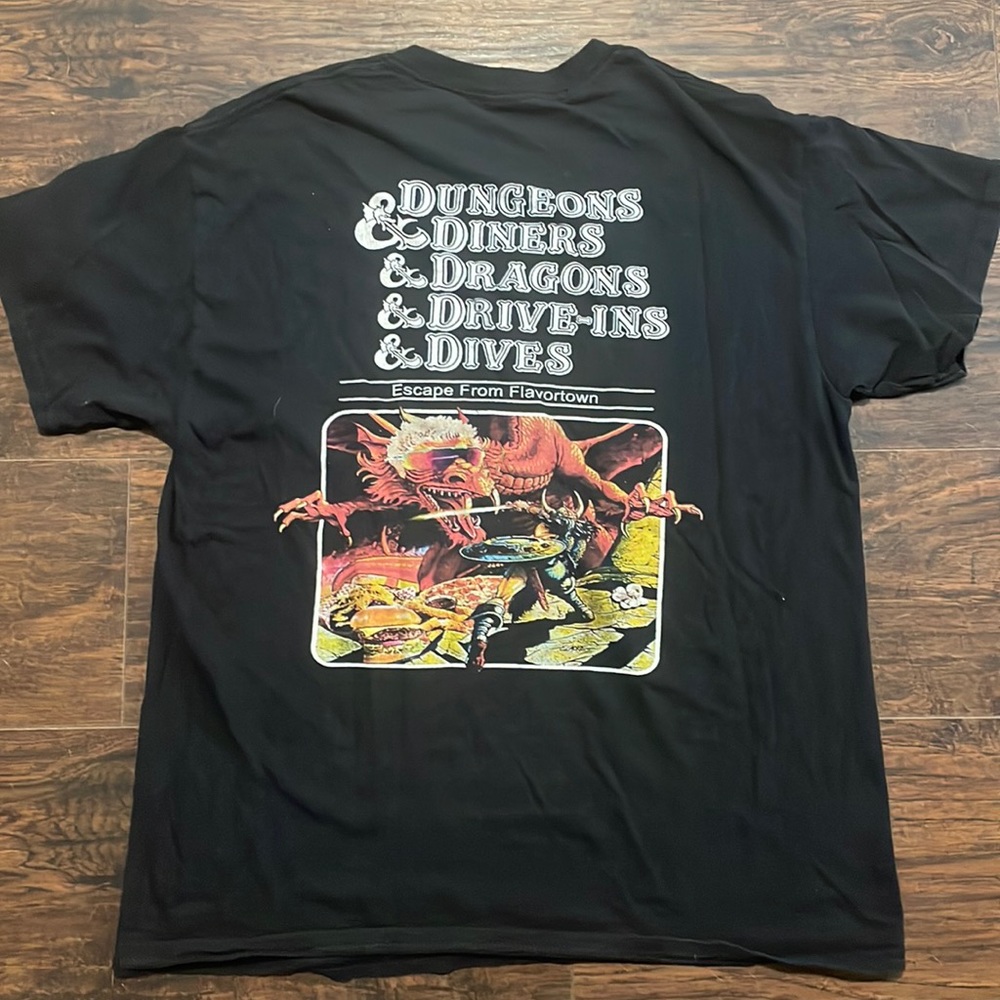 Guy Fieri dungeons and dragons tee, size medium